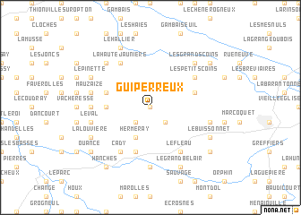 map of Guiperreux