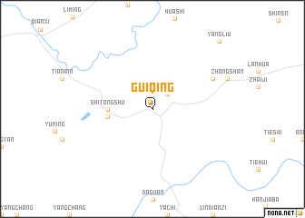 map of Guiqing