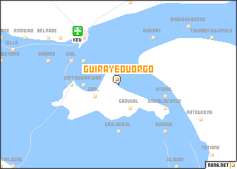 map of Guiraye Ouorgo