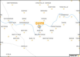 map of Guira