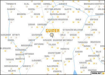 map of Guirém