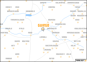 map of Guirgo