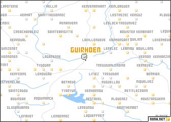 map of Guirhoën