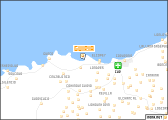 map of Güiria