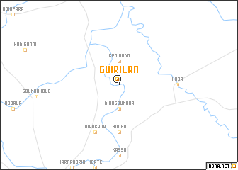 map of Guirilan