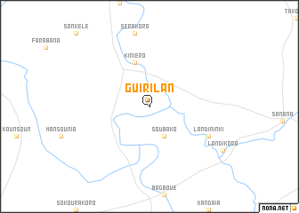map of Guirilan