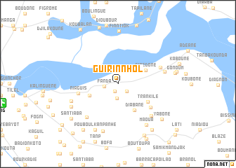 map of Guirinnhol