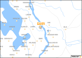 map of Guiri