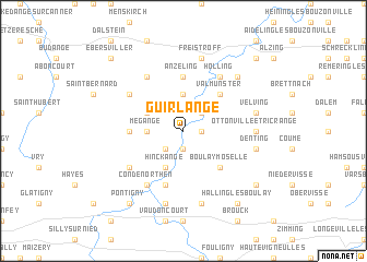 map of Guirlange