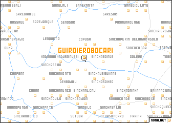 map of Guiro Ierò Bôcari