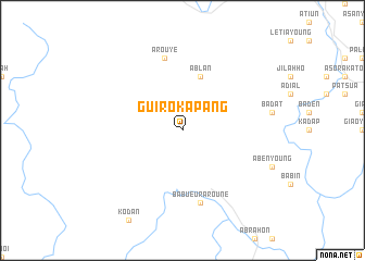 map of Guirok A Pang