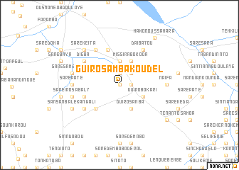 map of Guiro Samba Koudel
