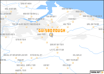 map of Guisborough