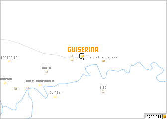 map of Guiserina