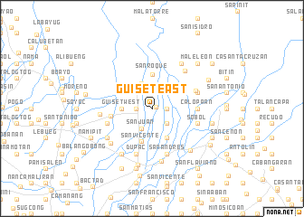 map of Guiset East