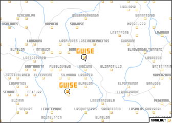 map of Güise