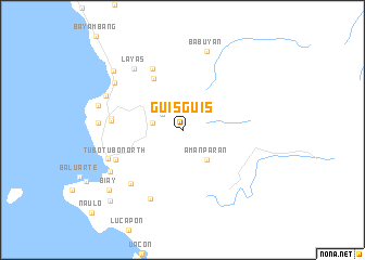 map of Guisguis