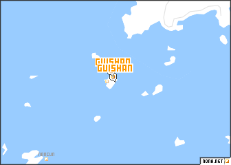map of Guishan