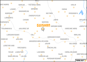 map of Guishan