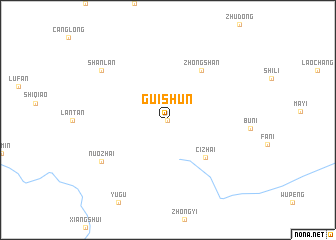 map of Guishun