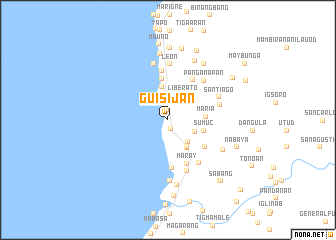 map of Guisijan