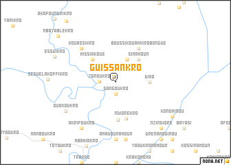 map of Guissankro