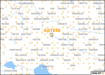 map of Guiteau