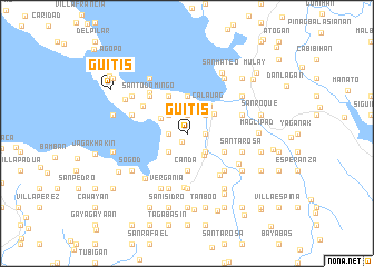 map of Guitis