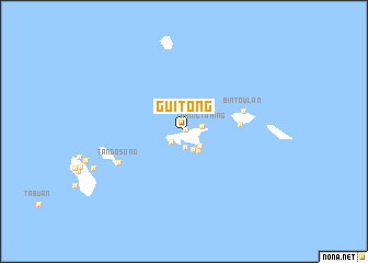 map of Guitong