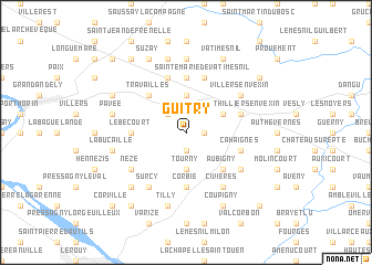 map of Guitry