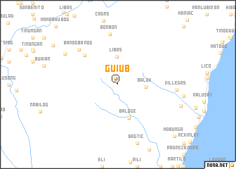 map of Guiub