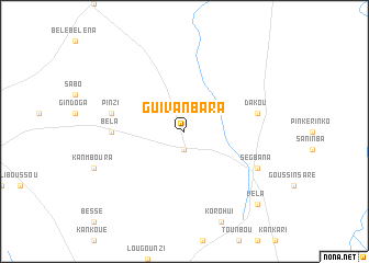 map of Guivan Bara