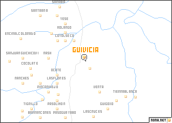 map of Guivicia