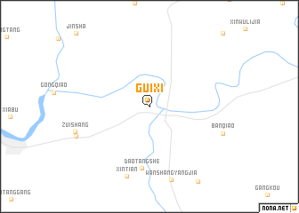 map of Guixi