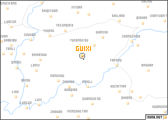 map of Guixi