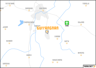 map of Guiyangnan