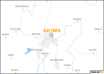 map of Guiyang