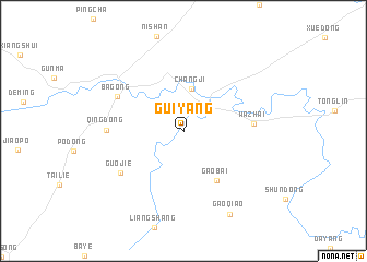 map of Guiyang