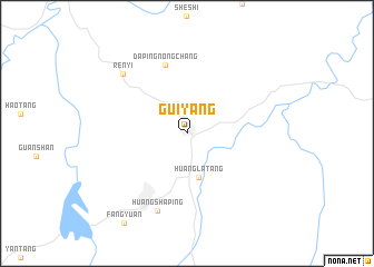 map of Guiyang