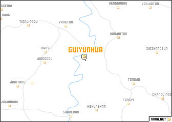 map of Guiyunhua