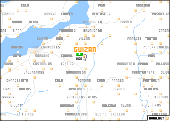 map of Guizán