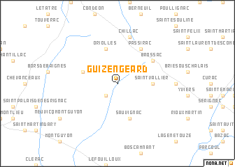 map of Guizengeard