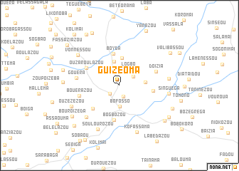 map of Guizéoma
