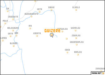 map of Guizéré