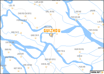 map of Guizhou