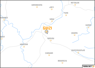 map of Guizi