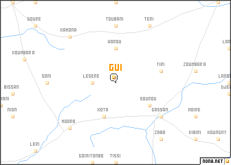 map of Gui