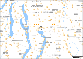 map of Gujarān Khokhra