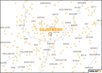 map of Gujar Baihk