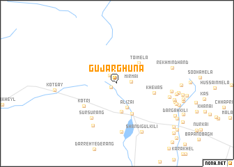 map of Gūjarghūna